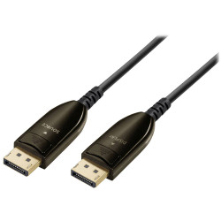 Maxtrack C 509-15 ML 15m Black Fibreglass DisplayPort Cable 8K UHD