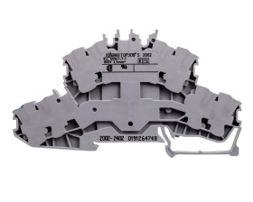 Złączka szynowa 2-piętrowa 2,5mm2 szara TOPJOB 2002-2402 /50szt./