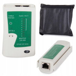 TESTER DO KABLI SIECIOWYCH RJ45 RJ11LED