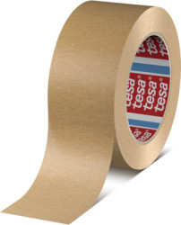 Packaging tape, 150 x 0.125 mm, paper, white, 500 m, 04713-00007-00