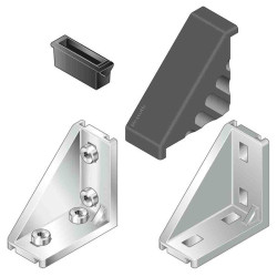 Część łącząca Nasadka ochronna kątowa Rozmiar rowka 8mm Bosch Rexroth Uchwyt złącza i łączenie Rozmiar gwintu M4