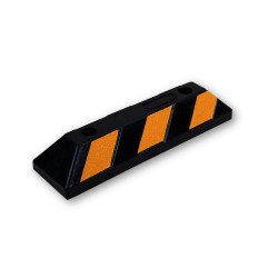 Ochrona krawędzi do Podłoga Czarny/żółty długość 550mm RS PRO Guma