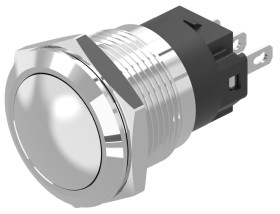 Nasadka przełącznika Zatrzaskowy SPDT średnica wycięcia 19mm, montaż panelowy EAO