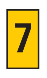 Oznacznik kabli z klipsem Zatrzask HellermannTyton zakres 4.3 → 5.3mm