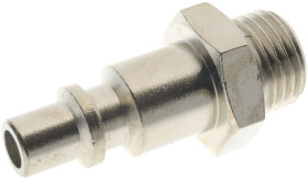 Adapter gwintowany prosty gwint – rura RS PRO 1/2 in Male rodzaj Męski Gwintowany, rura Mosiądz niklowany 1/2in