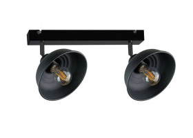 Spot nowoczesny 2xE27 FAUN BLACK