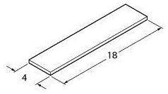 Turck 6936206 Etykieta czujnika/aktuatora BLANK-LABEL-FOR-CORDSETS-TEL-TXL, 1 szt.