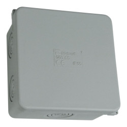 Puszka natynkowa wym/wew 80x80x40 mm 6+2 membrany IP65 M-L 003.CS