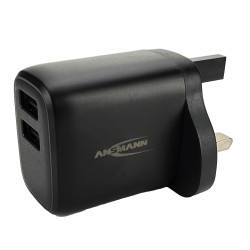 Dual-USB Charger (UK Plug)