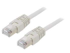 Patch cord F/UTP 5e linka CCA PVC szary 15m 26AWG Cablexpert PP22-15M