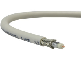 Przewód koncentryczny do kamer 75ohm YWLXpek75 0,45/2,0/3,6 biały linka Technokabel /100m/