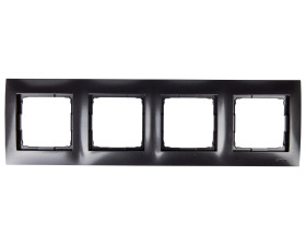Simon 54 Premium Ramka poczwórna antracyt DR4/48