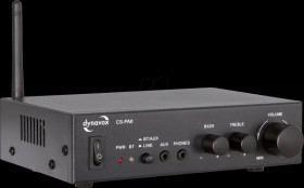 207684 Stereo mini amplifier, black