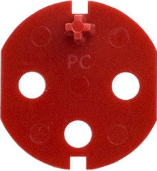 KOS45 Klucz uprawniający do gniazd DATA z taśmą samoprzylepną czerwony 351044