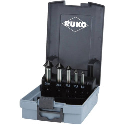 RUKO 102791EPRO ULTIMATECUT 5-Piece Countersink Set HSS Co 5 DIN 335