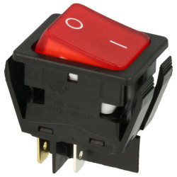 Przełącznik C6053ALBR3 kołyskowy 2p 16A/250VAC on-off