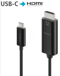 IS2201-020 Adapter cable, USB type-C > HDMI, 4K @ 60 Hz, 2.0 m