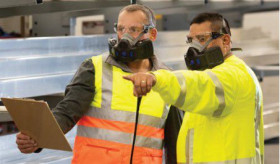 3M™ Secure Click™ HF-802 Półmaska filtrująca wielokrotnego użytku rozmiar: średni