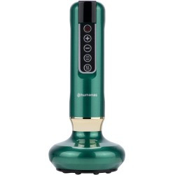 Masażer antycellulitowy z funkcją bańki chińskiej Humanas DermaSmooth - zielony