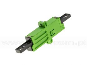 Adapter światłowodowy E2000/APC simplex, jednomodowy
