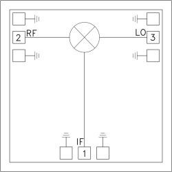 GaAs MMIC Bi-Phase Modulator Chip, 4 - 8 GHz