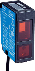 Czujnik fotoelektryczny Odległość w obudowie prostokątnej SICK Analogowy, cyfrowy zakres 200 → 1000 mm Światło