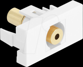 90841 Easy 45 module jack socket to jack socket 3.5 mm 4 pin