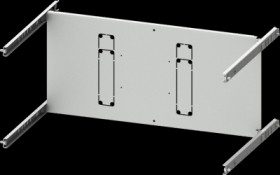 Mounting plate, metal, (L x W x H x D) 600 x 600 x 250 x 400 mm, for 3KL-, 3KA712, 3- or 4 pole, 8PQ6000-2BA55