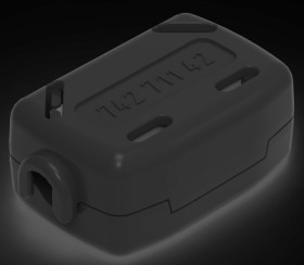 Folding ferrite, cable Ø 3.5-5 mm, (L x W x H) 32.6 x 19 x 13 mm, 74271142S