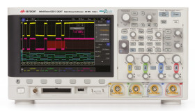 Oscyloskop 200MHz Keysight Technologies Stacjonarny Cyfrowy CAT I DSOX3024T z kalibracją ISO CAN, IIC, LIN, RS232,