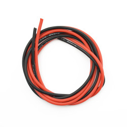 High Temperature Resistant Silicone Wire (14AWG 2.5 mm2 1m Red & Black)