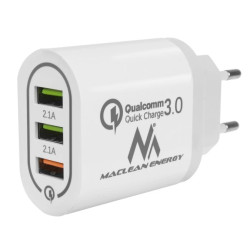 MCE479 W uniwersalna ładowarka USB Adapter 3xUSB