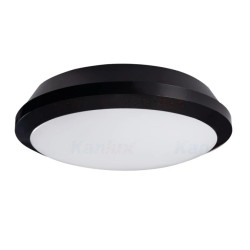Plafoniera LED DABA PRO 26W NW-SE-B 2800lm 4000K czarna IP65 z czujnikiem mikrofalowym 19067