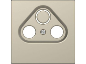 MERTEN D-LIFE Płytka czołowa gniazda RTV 3 otwory piasek sahary MTN4123-6033 SCHNEIDER ELECTRIC