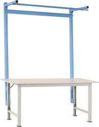 Manuflex AS1601.5012 Portal z wysięgnikiem w kolorze Brillantniebieskim RAL 5007, do standardu PACKPOOL o szerokości 150