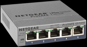 GS105E-200PES Switch, 5-Port, Gigabit Ethernet