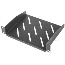 Półka stała do szafy RACK 10" 1U 180mm czarna LANBERG