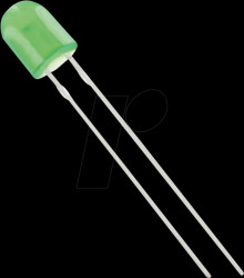 5234G3D-JSA-B LED 5.1mm, wired, green, 2000 mcd, 110°/50°