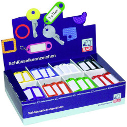 Basi 8500-9000 Key Ring Set 8 Colours S-Hook 200 pcs Quick ID