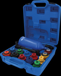 BT711110 MASTER oil filling funnel set with swivel arm, 15 pieces