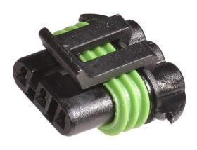 Złącze motoryzacyjne 3-pinowe Delphi 1-rzędowe Żeńskie Czarny Metri-Pack 150 Kabel 12131792 Złącze motoryzacyjne
