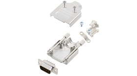 Osłona 9-pinowe D Sub Hoods do Dla kabla Encitech Connectors