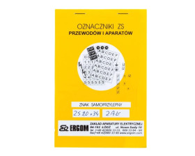 Znaki samoprzylepne ZS 20x34/ZAL E04ZP-02030110300