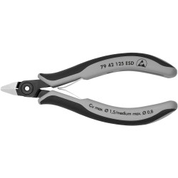 Knipex 79 42 125 ESD Precision Electronics Diagonal Cutters Pointed Head 125mm
