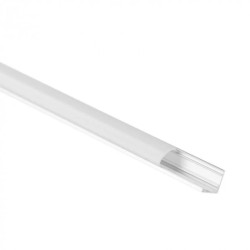 Profil RW01 narożny anodowany + klosz mrożony 1m