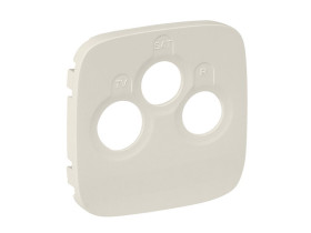 VALENA ALLURE Plakietka kremowa gniazda TV-RD-SAT końcowe lub przelotowe lub zakończeniowego 754796 LEGRAND