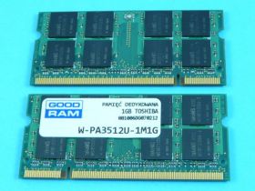 PAMIĘĆ DDR2 1GB PC2-5300 SODIMM GOODRAM