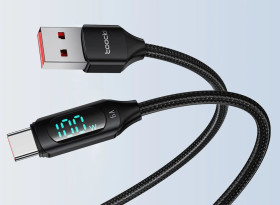 Kabel USB Typ-C 2m Toocki czarny