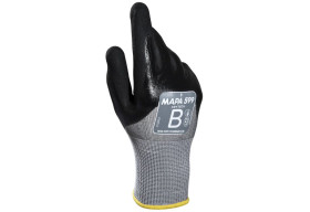 Rękawice robocze rozmiar: 9 materiał: Nitryl zastosowanie: Abrasion Resistant, Cut Resistant, General Purpose, Puncture