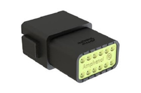 Złącze kabla 12-pinowe Amphenol Industrial 2-rzędowe Męski 13A AT Połączenie zagniatane Gniazdo